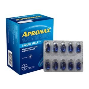 APRONAX (NAPROXENO SODICO) LIQUIDO GEL 275MG BAYER X 50 CAPSULAS